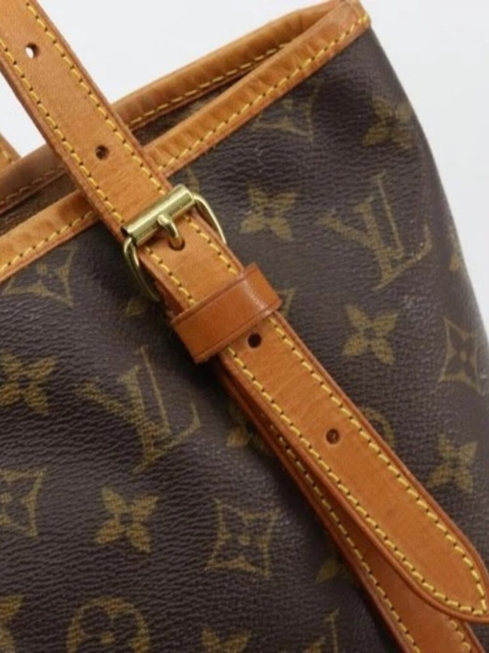LOUIS VUITTON Monogram Bucket GM Shoulder Bag M42236 LV Auth 179601 - Picture 9 of 16